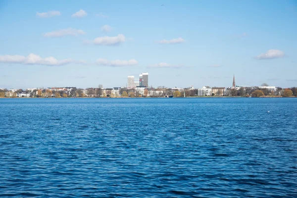 Hamburg alster lake — Foto de Stock