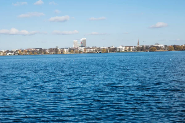 LAGO DI HAMBURG ALSTER — Foto Stock