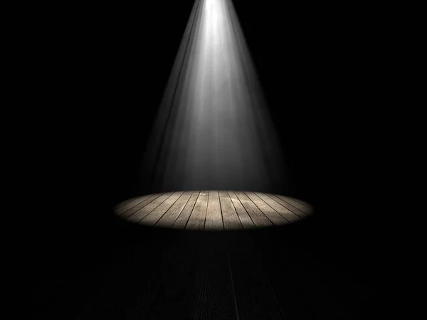 Sahne ve ışık 3D çizimi