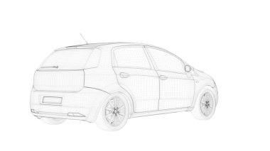 Anahattı hazırlanmış bir nesneyi 3D işleme 