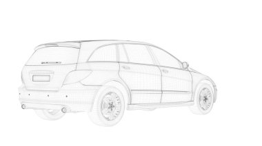 Anahattı hazırlanmış bir nesneyi 3D işleme 