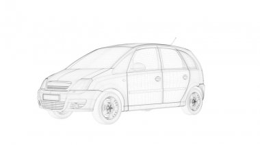 Anahattı hazırlanmış bir nesneyi 3D işleme 