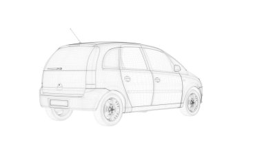 Anahattı hazırlanmış bir nesneyi 3D işleme 