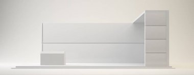 Sergi stand marka ve modelleri için kullanılan düz ve Corpor