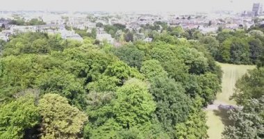 yeşil bir alana sinema çekim