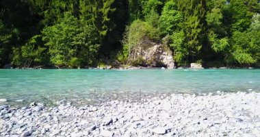 mavi nehir sinematik dron vurdu