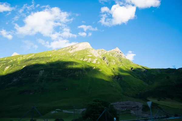 Big green mountain in Europe summer time — Stock Photo, Image