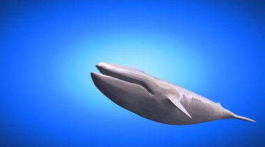 bir arka plan üzerinde yansıtıcı bir büyük Wahle 3D render