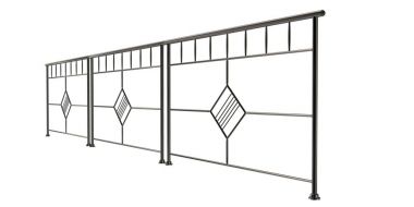 üzerinde beyaz bir backgro izole bir metal merdiven Ray 3B oluşturma