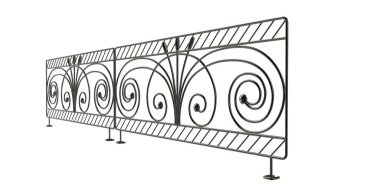 üzerinde beyaz bir backgro izole bir metal merdiven Ray 3B oluşturma