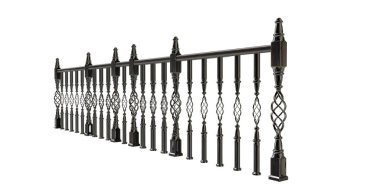 üzerinde beyaz bir backgro izole bir metal merdiven Ray 3B oluşturma