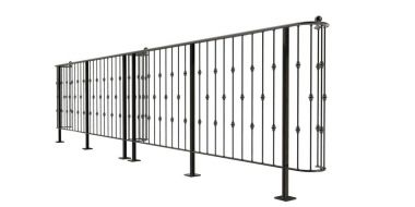 üzerinde beyaz bir backgro izole bir metal merdiven Ray 3B oluşturma