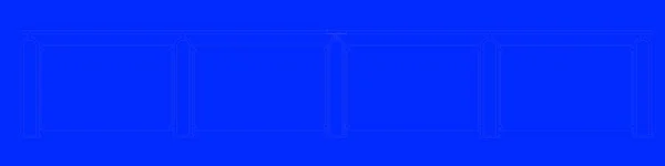 3d 渲染的蓝色背景上孤立的铁路蓝图 — 图库照片