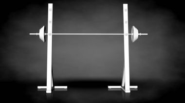 karanlık adam beyaz yansıtıcı spor araçlarda 3D render