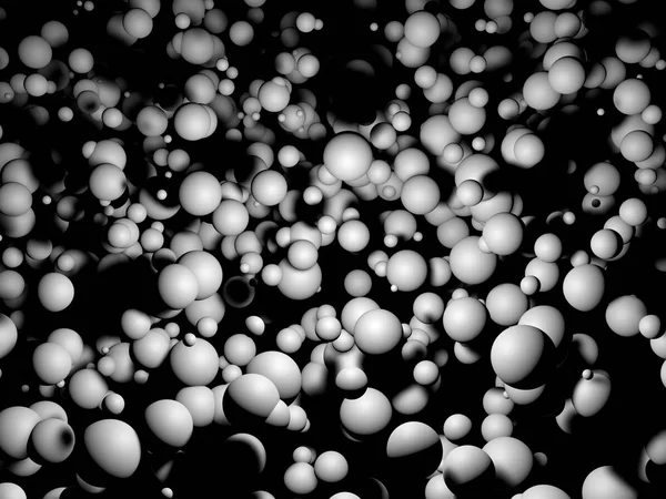 어두운 배경에서 흰색 분야의 3d 렌더링 — 스톡 사진