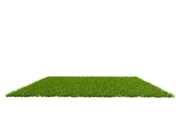 bir çim yama mimari kullanım için 3D render