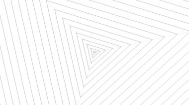 Beyaz arkaplan animasyonunda mükemmel bir döngü siyah çizgilerinin 3d görüntülenmesi