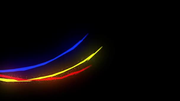 rendu 3D d'une animation en boucle sur fond sombre 