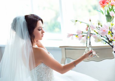  Lüks elbiseli şık seksi kız