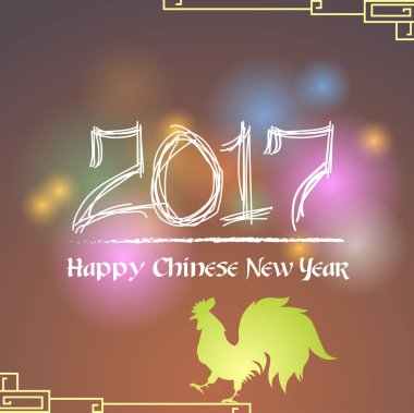 Soyut Çin yeni yılı grafiği.