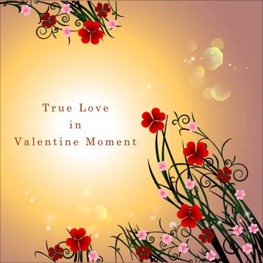 Sevgililer Günü'nün arka plan. 