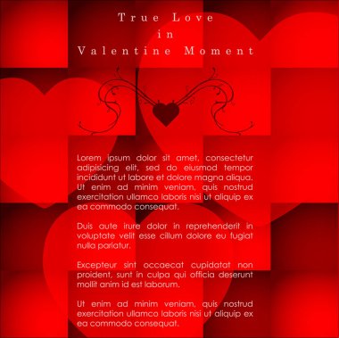 Sevgililer Günü'nün arka plan.