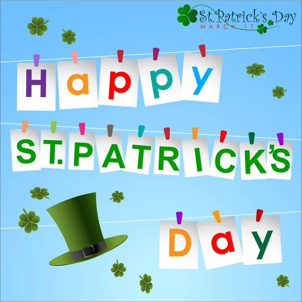 Abstrackt of St.Patrick's Day. — Stock Vector