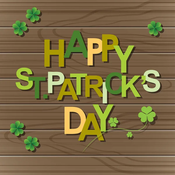 Abstrackt of St.Patrick's Day. — Stock Vector