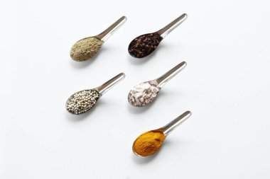 Baharat ve otlar çelik kaşık