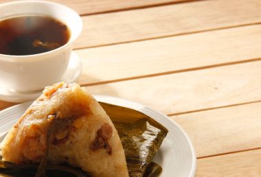 Köfte veya zongzi Asya Çin pirinç