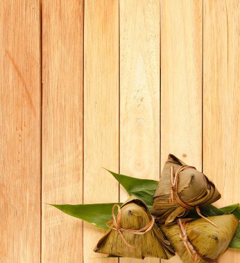 Köfte veya zongzi Asya Çin pirinç