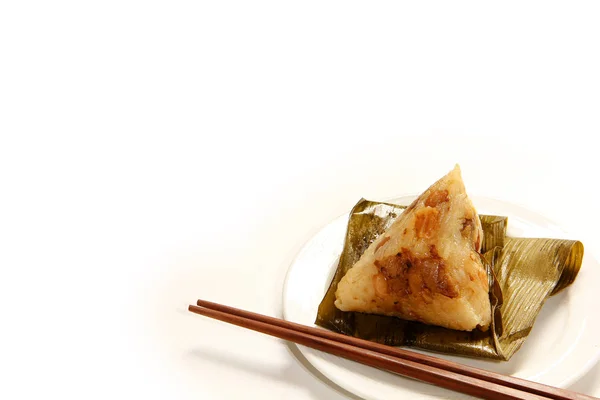 เกี๊ยวข้าวจีนเอเชียหรือ Zongzi — ภาพถ่ายสต็อก