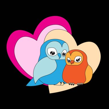 Hemşirelik veya çift hayvan çizgi film. 