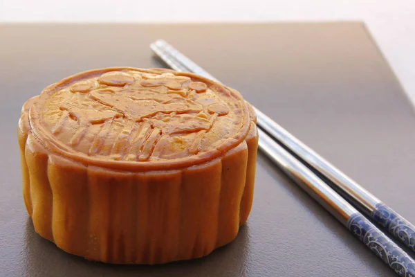 Pastel de luna, festival chino de mediados de otoño . — Foto de Stock