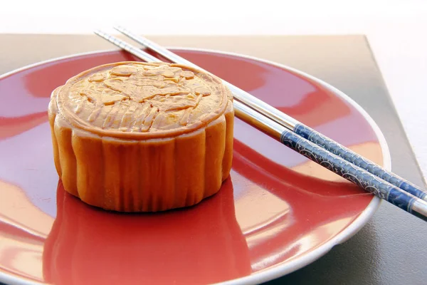 Pastel de luna, festival chino de mediados de otoño . — Foto de Stock