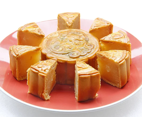 Mooncake, Chinese mid autumn festival. — Stock Photo, Image