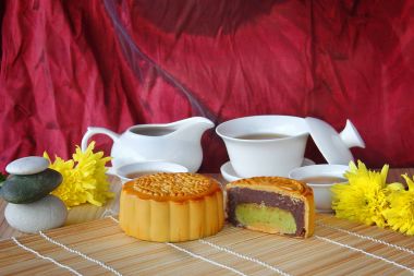 Mooncake, Çin orta Sonbahar Festivali.