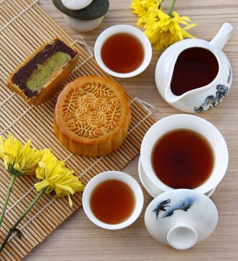 Mooncake, Çin orta Sonbahar Festivali.