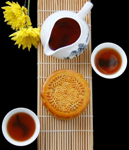Mondkuchen, chinesisches Mittherbstfest. — Stockfoto