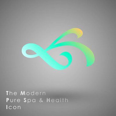 soyut simgesi şablonu.