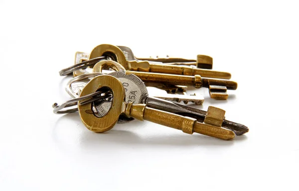 Vintage golden sleutels — Stockfoto
