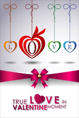 Sevgililer Günü 'nün düğün davetiyesi soyut geçmişi. Arkaplanda afiş için kopya alanı olan Tatlı Aşk Şablonu. Vektör ve Görüntü, EPS 10