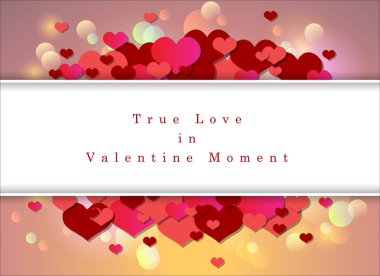 Sevgililer Günü 'nün düğün davetiyesi soyut geçmişi. Arkaplanda afiş için kopya alanı olan Tatlı Aşk Şablonu. Vektör ve Görüntü, EPS 10