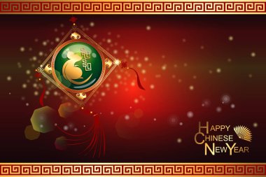 2020 yılındaki Çin Yeni Yılı, Fare Yılı. Vektör ve Görüntü, Eps 10