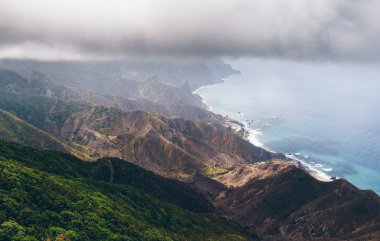 Tenerife adasının güzel manzara