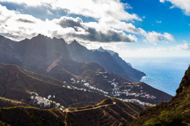 Anaga Dağları'nın güzel manzara