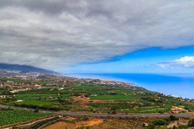Valley of Orotava in Tenerife clipart