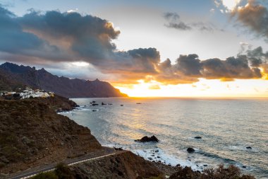 Tenerife sunset landscape