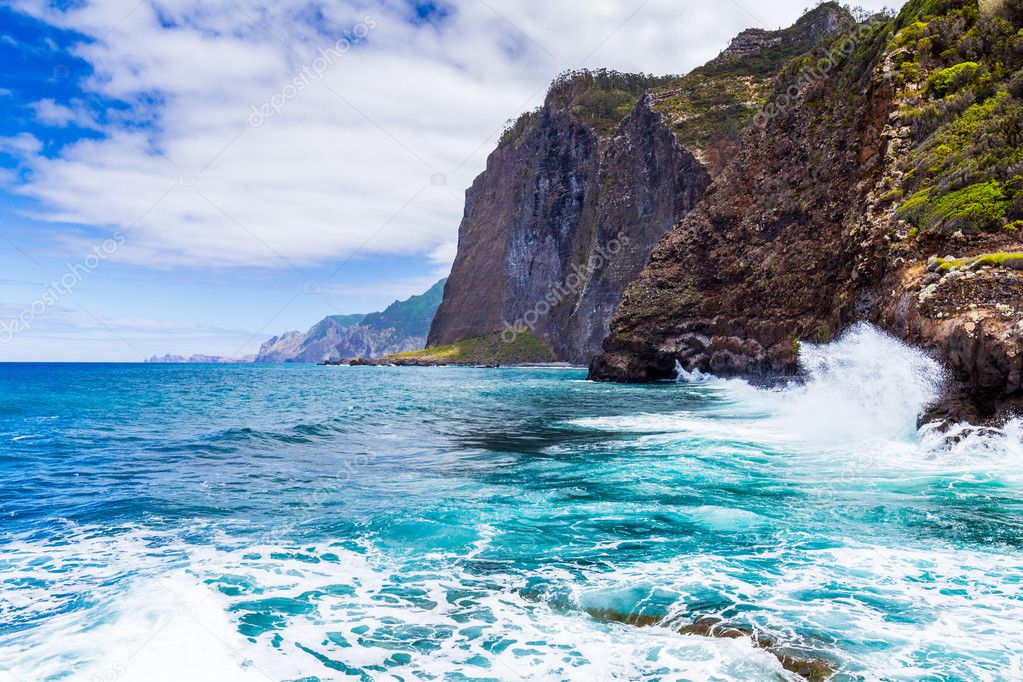 Coastal scenery in Madeira