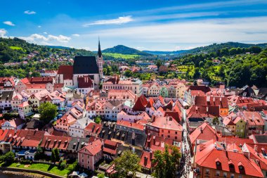 Çek Cumhuriyeti'nde Cesky Krumlov şehri